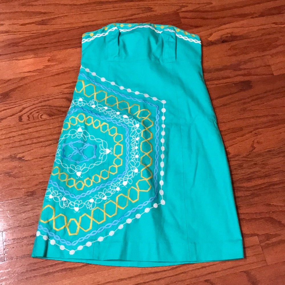 Lilly Pulitzer Bowen Aqua Comb size 6